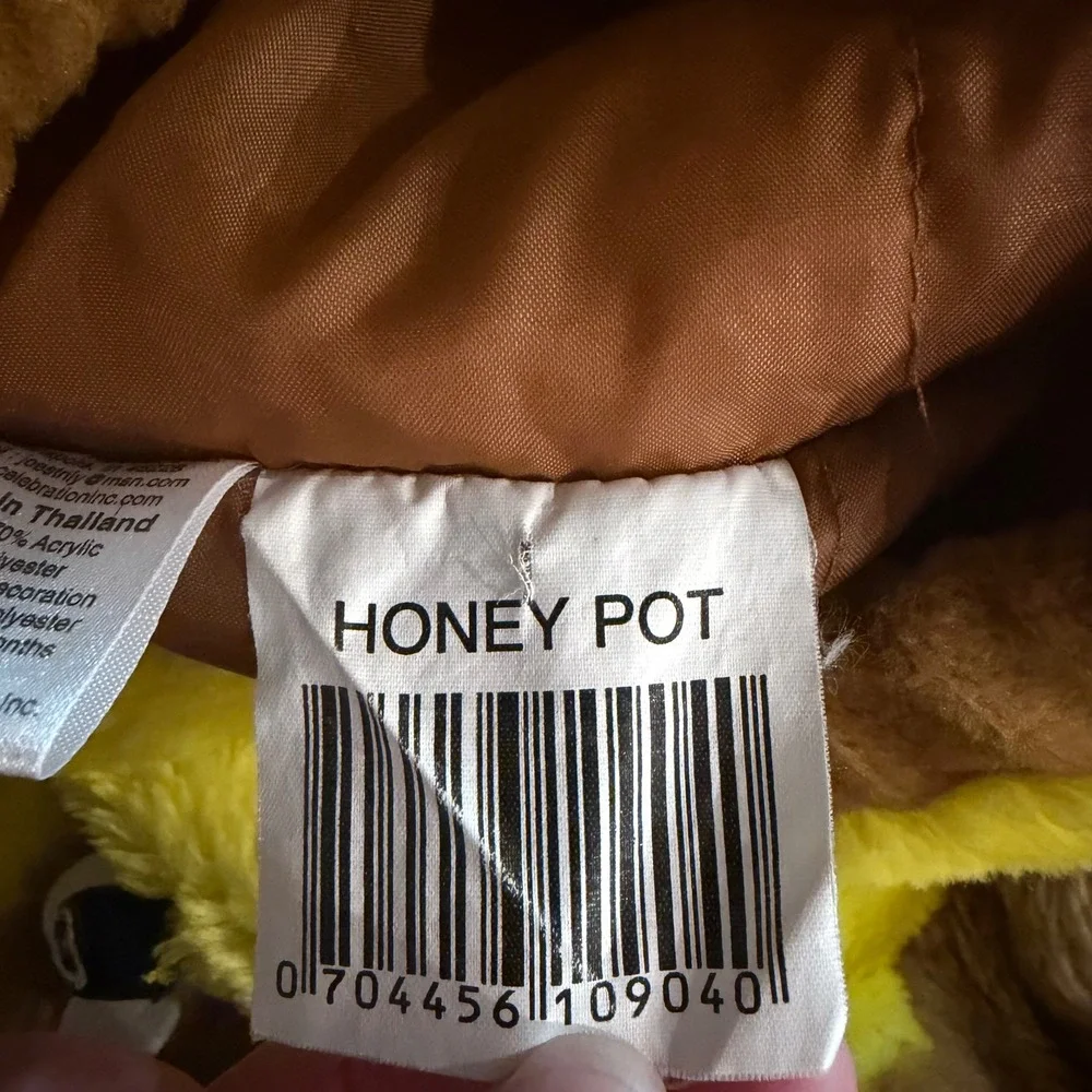 Celebration Halloween Toddler Honey Pot Costume Vest Bee Brown Yellow 12-24M
